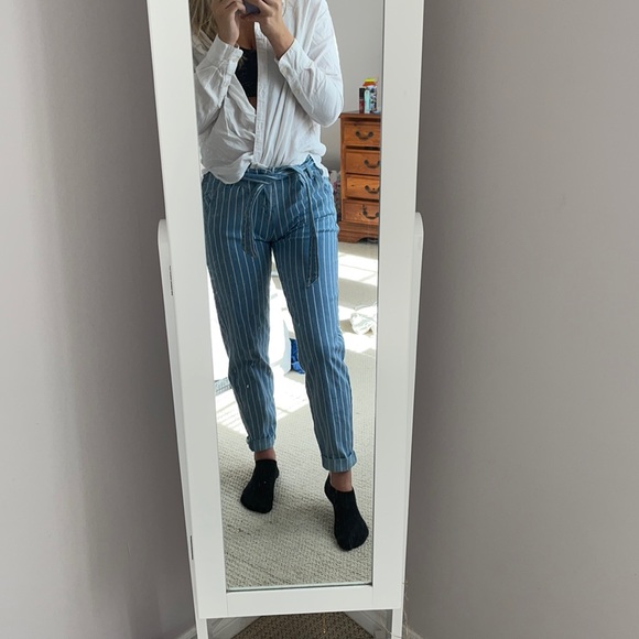 ardene striped ballon leg pants size 3 - Picture 2 of 2